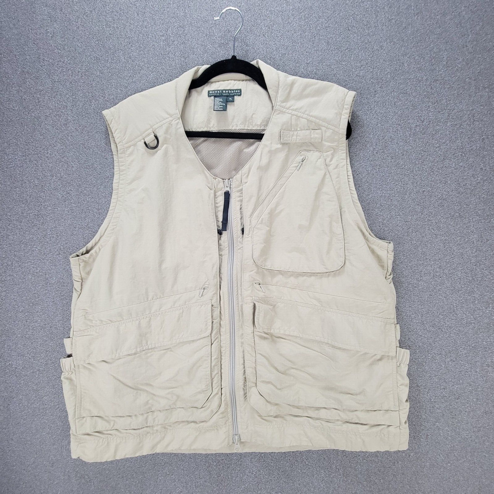 Royal Robbins XL Tan Fishing Field Tactical Photography Guide Vest